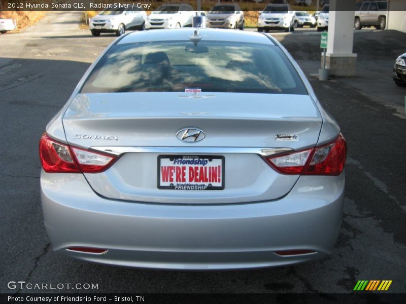 Radiant Silver / Gray 2012 Hyundai Sonata GLS