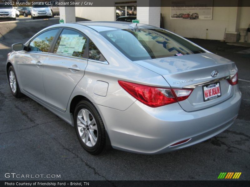 Radiant Silver / Gray 2012 Hyundai Sonata GLS