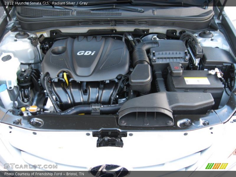 Radiant Silver / Gray 2012 Hyundai Sonata GLS
