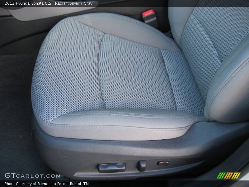 Radiant Silver / Gray 2012 Hyundai Sonata GLS