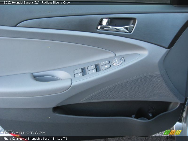 Radiant Silver / Gray 2012 Hyundai Sonata GLS