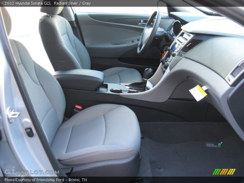 Radiant Silver / Gray 2012 Hyundai Sonata GLS