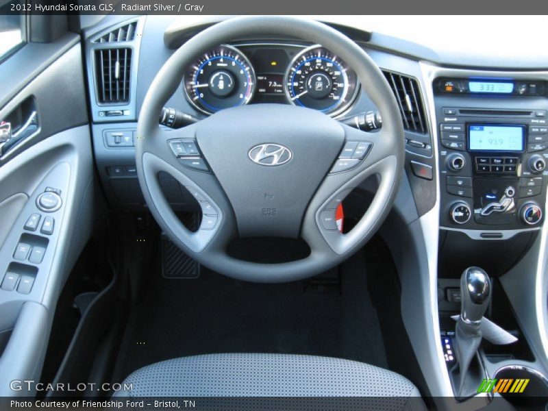 Radiant Silver / Gray 2012 Hyundai Sonata GLS
