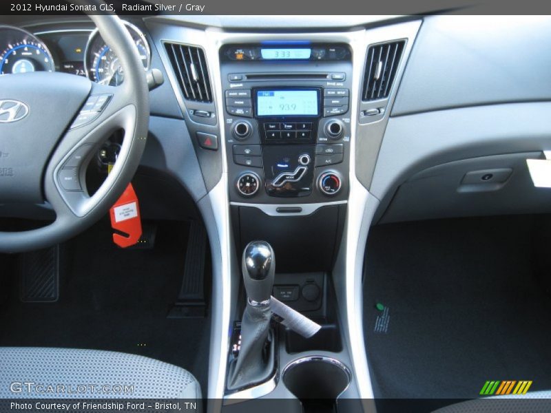 Radiant Silver / Gray 2012 Hyundai Sonata GLS