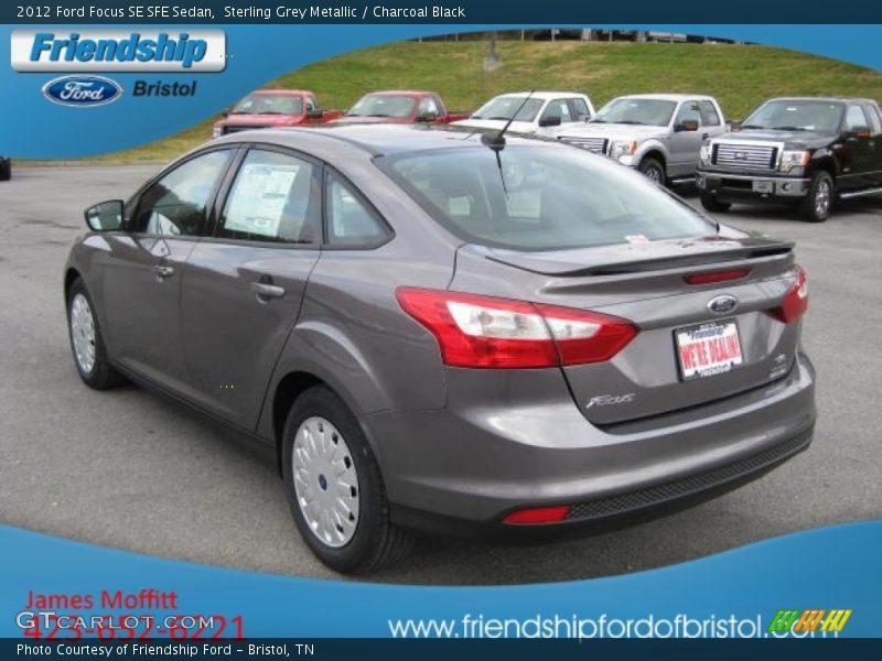Sterling Grey Metallic / Charcoal Black 2012 Ford Focus SE SFE Sedan