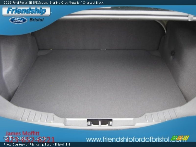 Sterling Grey Metallic / Charcoal Black 2012 Ford Focus SE SFE Sedan
