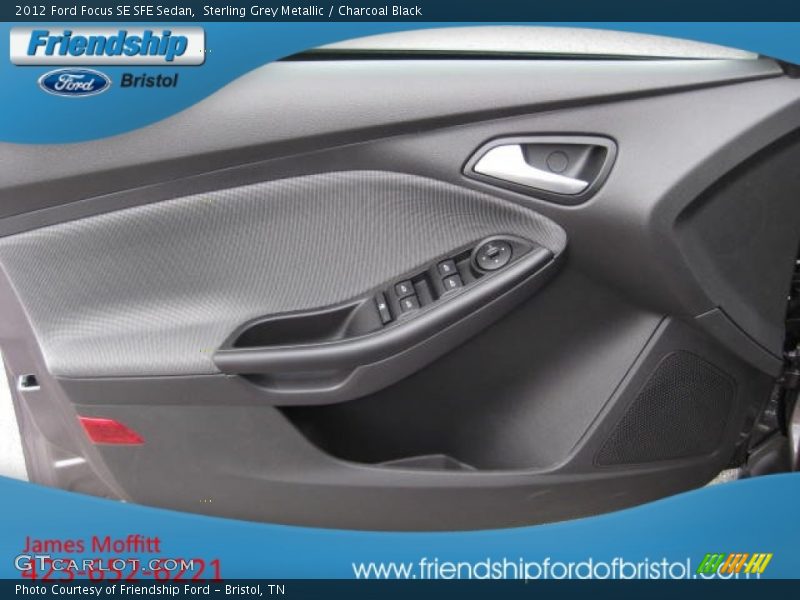 Sterling Grey Metallic / Charcoal Black 2012 Ford Focus SE SFE Sedan