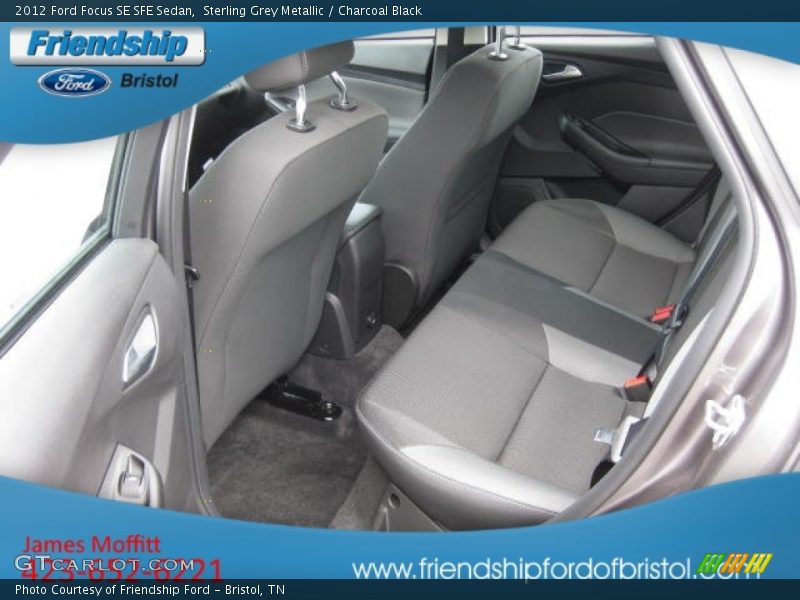 Sterling Grey Metallic / Charcoal Black 2012 Ford Focus SE SFE Sedan