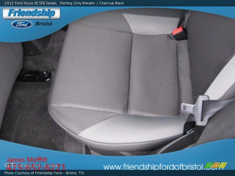 Sterling Grey Metallic / Charcoal Black 2012 Ford Focus SE SFE Sedan