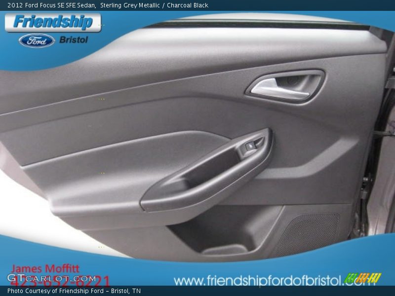 Sterling Grey Metallic / Charcoal Black 2012 Ford Focus SE SFE Sedan