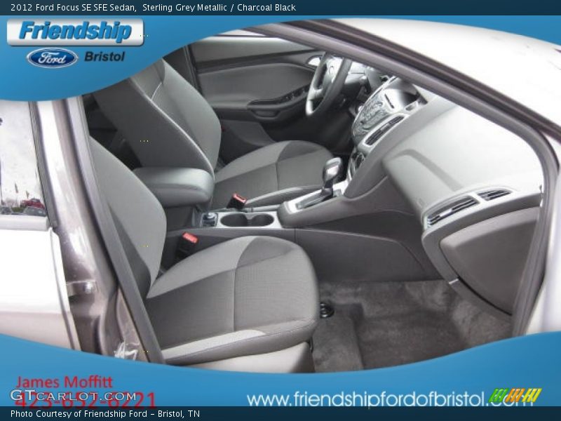 Sterling Grey Metallic / Charcoal Black 2012 Ford Focus SE SFE Sedan