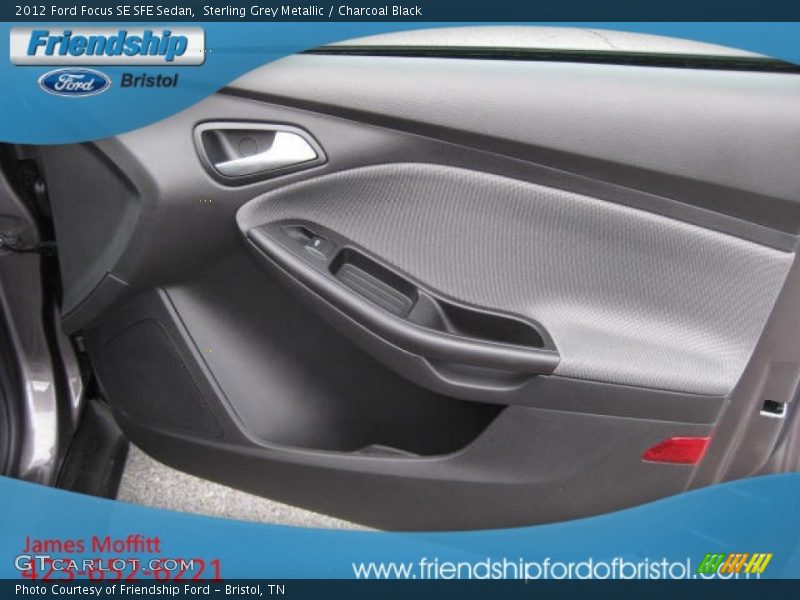 Sterling Grey Metallic / Charcoal Black 2012 Ford Focus SE SFE Sedan