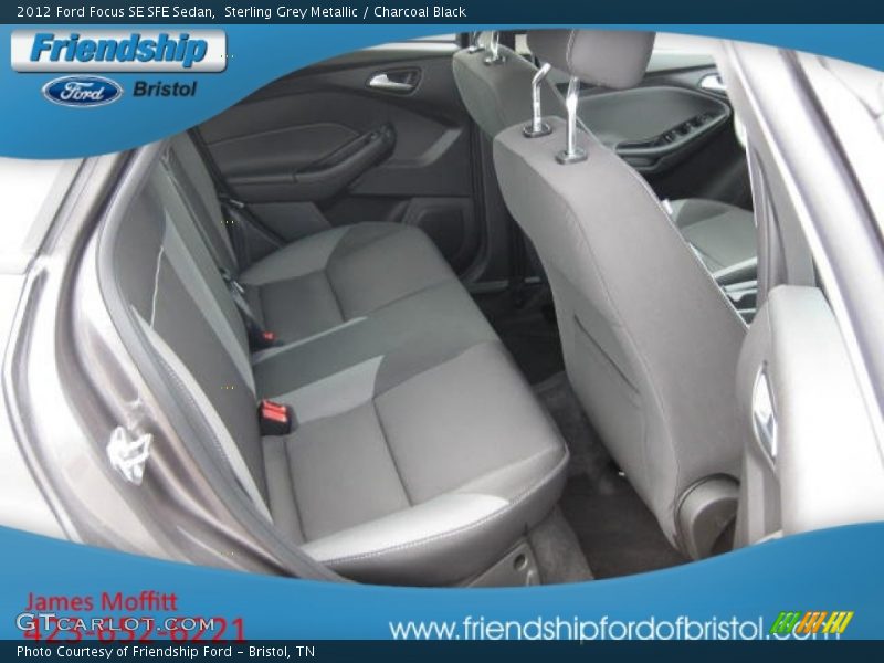 Sterling Grey Metallic / Charcoal Black 2012 Ford Focus SE SFE Sedan