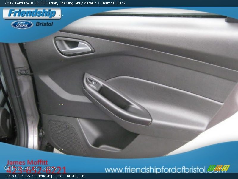 Sterling Grey Metallic / Charcoal Black 2012 Ford Focus SE SFE Sedan