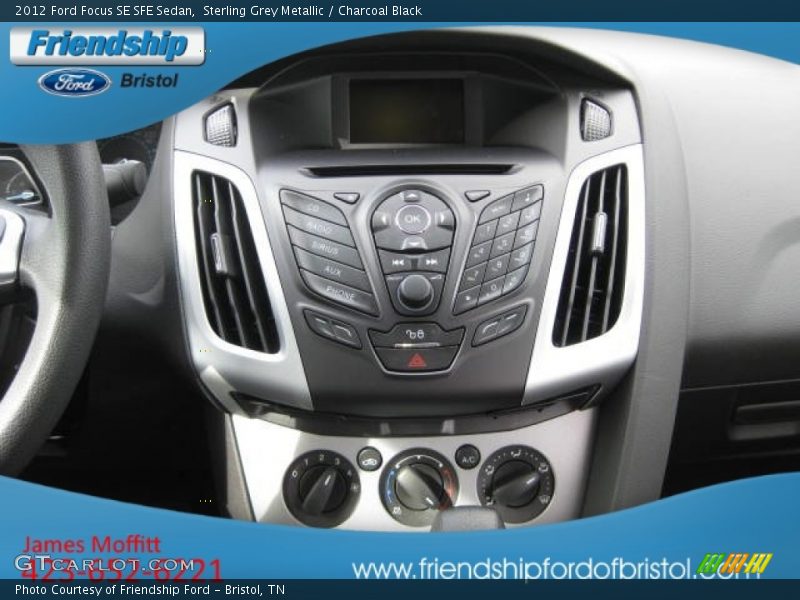 Sterling Grey Metallic / Charcoal Black 2012 Ford Focus SE SFE Sedan