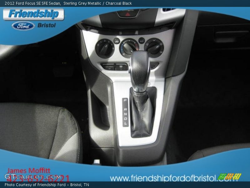 Sterling Grey Metallic / Charcoal Black 2012 Ford Focus SE SFE Sedan