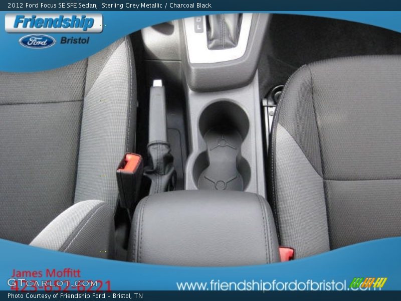Sterling Grey Metallic / Charcoal Black 2012 Ford Focus SE SFE Sedan