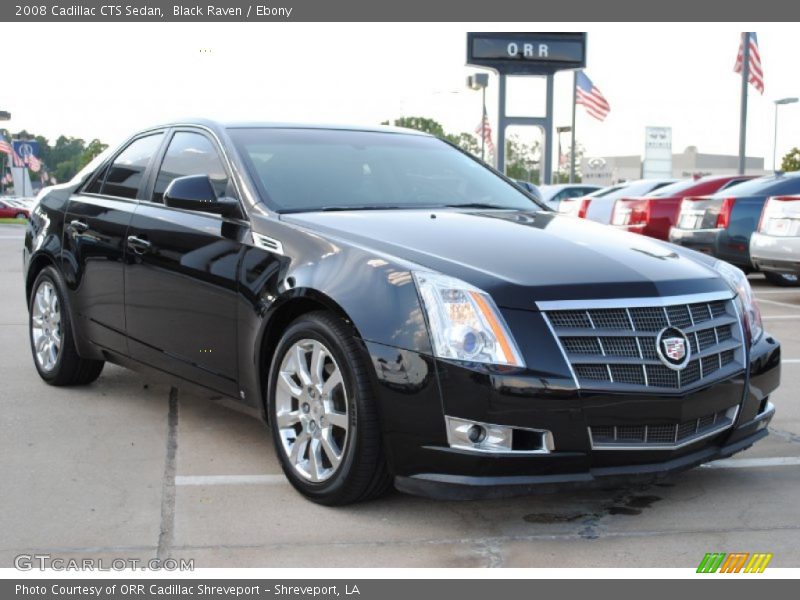 Black Raven / Ebony 2008 Cadillac CTS Sedan
