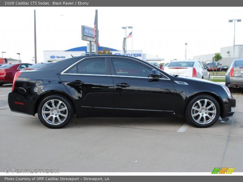 Black Raven / Ebony 2008 Cadillac CTS Sedan