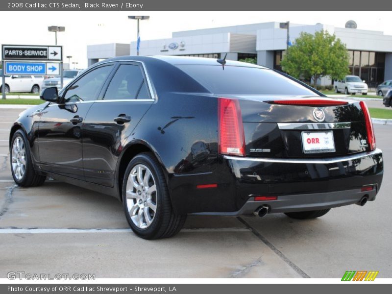 Black Raven / Ebony 2008 Cadillac CTS Sedan