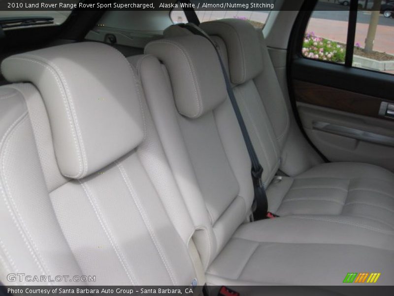 Alaska White / Almond/Nutmeg Stitching 2010 Land Rover Range Rover Sport Supercharged