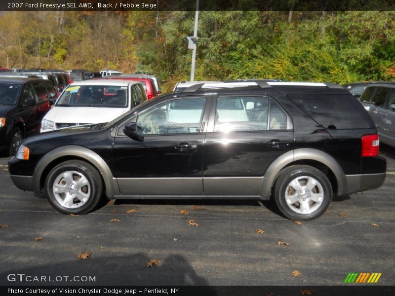 Black / Pebble Beige 2007 Ford Freestyle SEL AWD