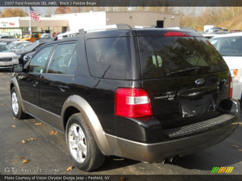 Black / Pebble Beige 2007 Ford Freestyle SEL AWD