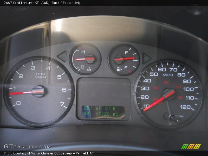 Black / Pebble Beige 2007 Ford Freestyle SEL AWD