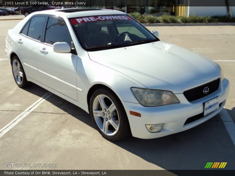 Crystal White / Ivory 2003 Lexus IS 300 Sedan