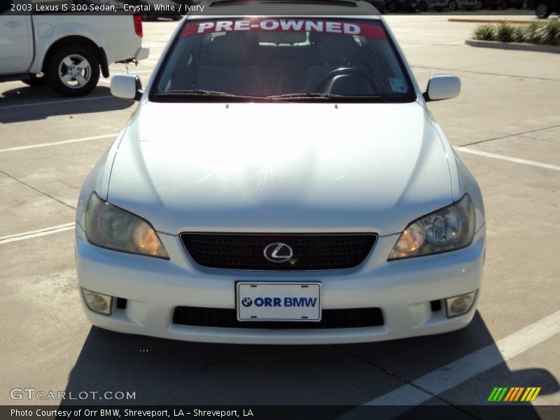 Crystal White / Ivory 2003 Lexus IS 300 Sedan