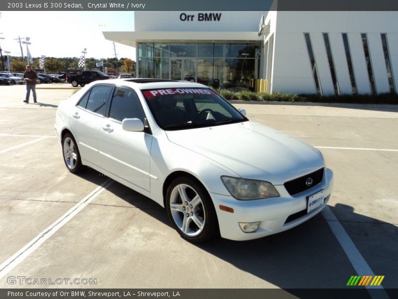 Crystal White / Ivory 2003 Lexus IS 300 Sedan