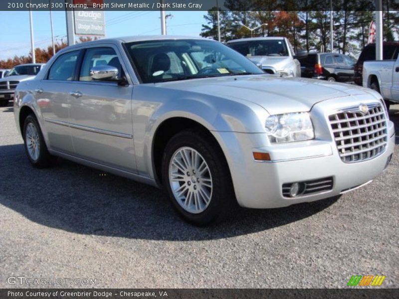 Bright Silver Metallic / Dark Slate Gray 2010 Chrysler 300 Touring