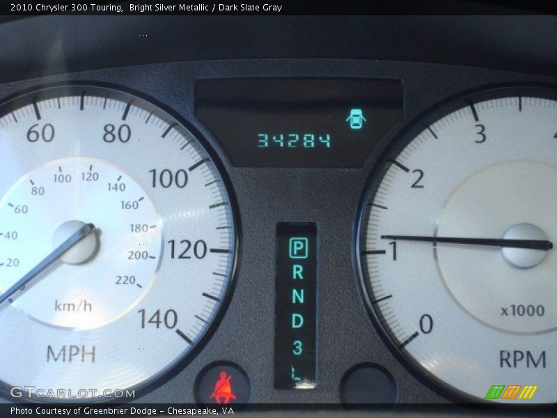 Bright Silver Metallic / Dark Slate Gray 2010 Chrysler 300 Touring