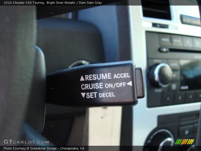 Bright Silver Metallic / Dark Slate Gray 2010 Chrysler 300 Touring