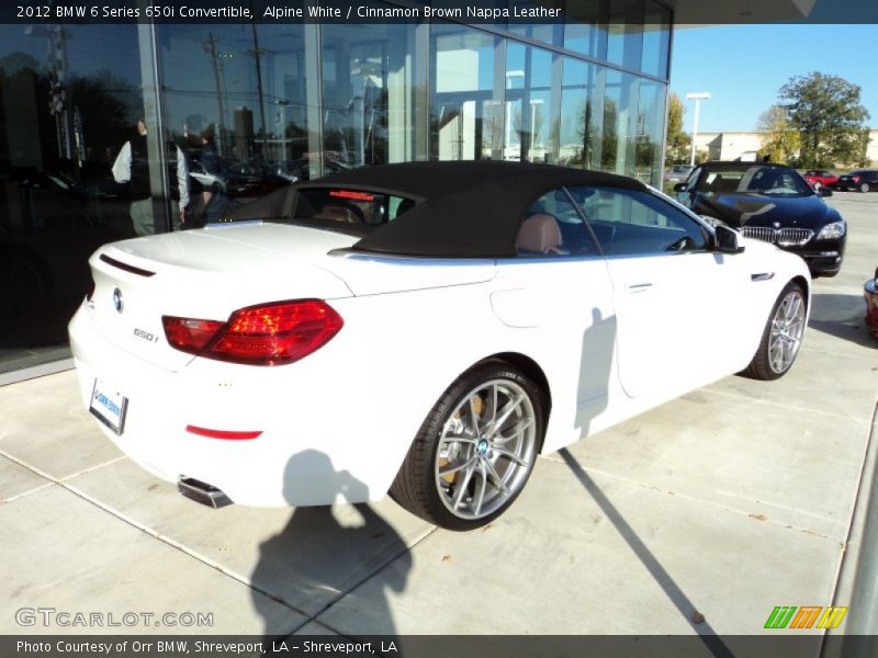  2012 6 Series 650i Convertible Alpine White