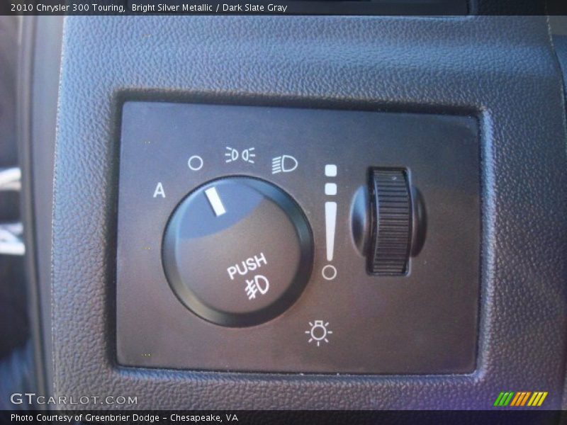 Bright Silver Metallic / Dark Slate Gray 2010 Chrysler 300 Touring