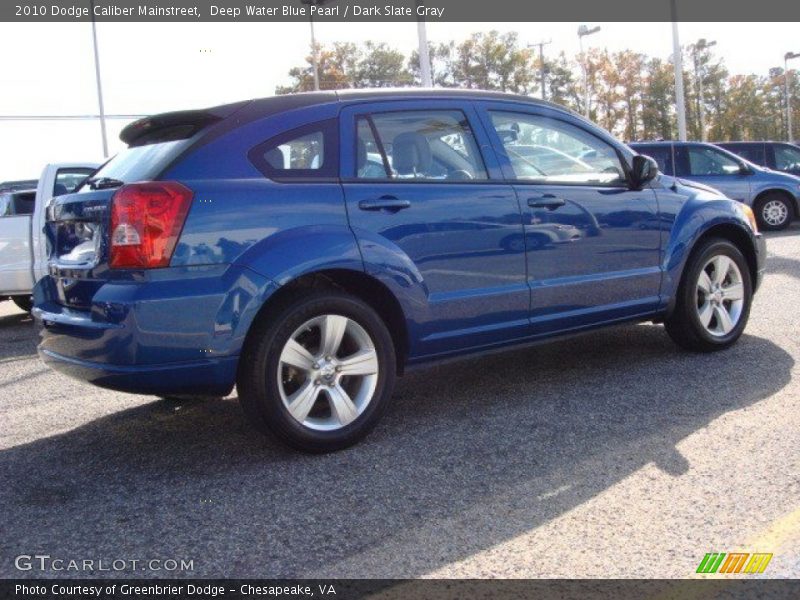 Deep Water Blue Pearl / Dark Slate Gray 2010 Dodge Caliber Mainstreet