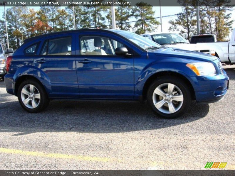 Deep Water Blue Pearl / Dark Slate Gray 2010 Dodge Caliber Mainstreet