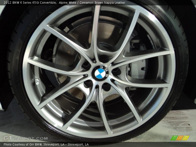  2012 6 Series 650i Convertible Wheel