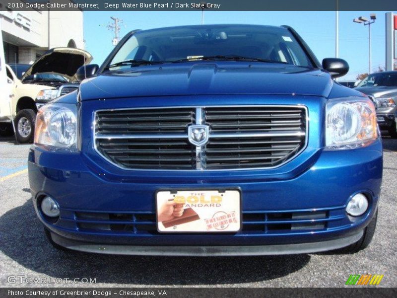 Deep Water Blue Pearl / Dark Slate Gray 2010 Dodge Caliber Mainstreet
