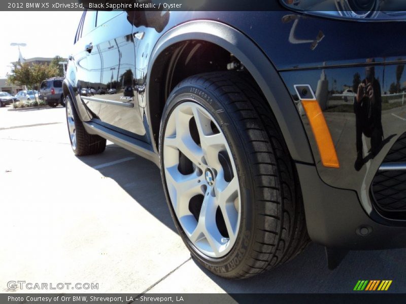 Black Sapphire Metallic / Oyster 2012 BMW X5 xDrive35d