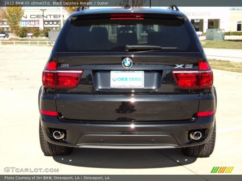 Black Sapphire Metallic / Oyster 2012 BMW X5 xDrive35d
