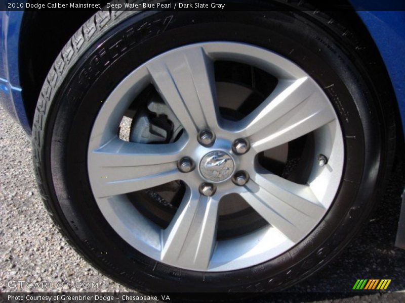 Deep Water Blue Pearl / Dark Slate Gray 2010 Dodge Caliber Mainstreet