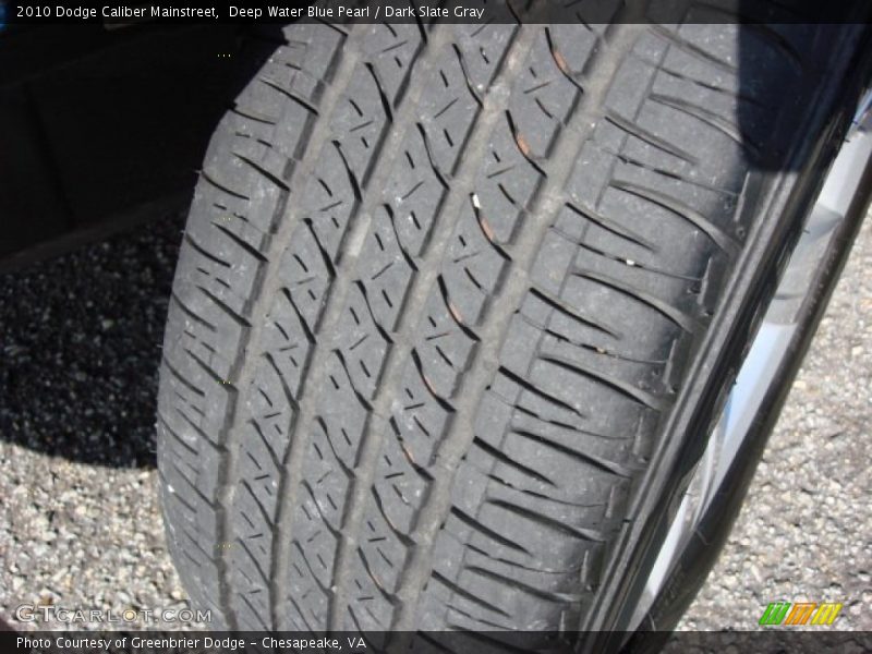 Deep Water Blue Pearl / Dark Slate Gray 2010 Dodge Caliber Mainstreet