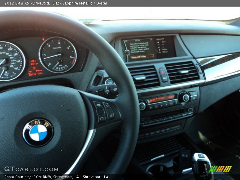 Black Sapphire Metallic / Oyster 2012 BMW X5 xDrive35d