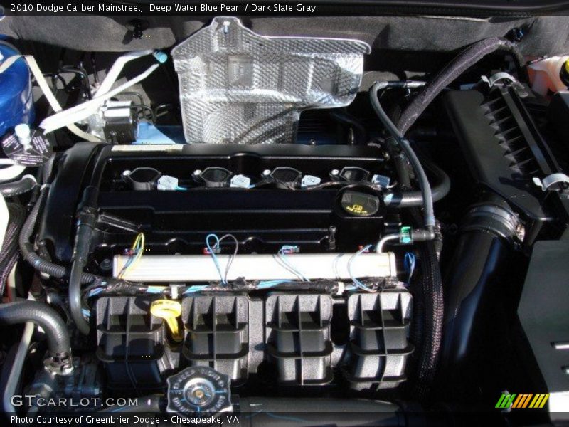 Deep Water Blue Pearl / Dark Slate Gray 2010 Dodge Caliber Mainstreet