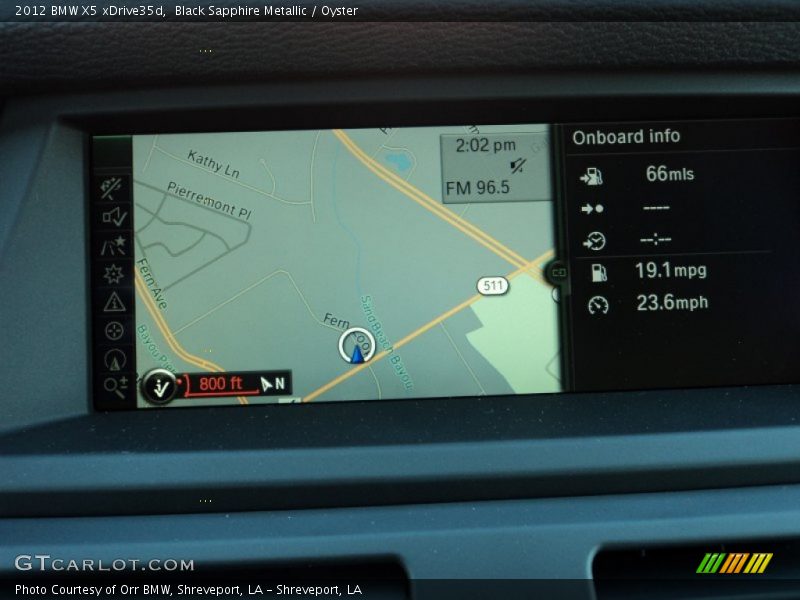 Navigation of 2012 X5 xDrive35d