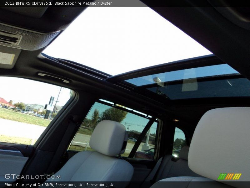 Sunroof of 2012 X5 xDrive35d