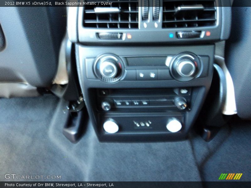 Black Sapphire Metallic / Oyster 2012 BMW X5 xDrive35d