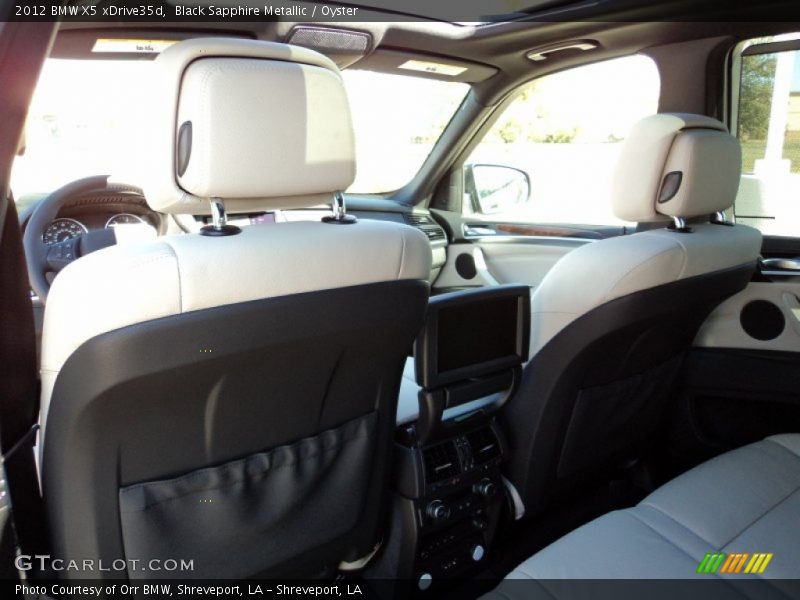 Black Sapphire Metallic / Oyster 2012 BMW X5 xDrive35d